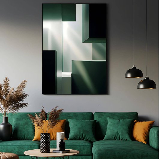 Licht in Geometrie Poster