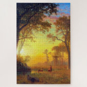 Licht in het bos, Albert Bierstadt Legpuzzel (Verticaal)