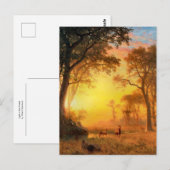 Licht in het bos door Albert Bierstadt Briefkaart (Voorkant / Achterkant)
