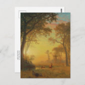 Licht in het bos door Albert Bierstadt Briefkaart (Voorkant / Achterkant)