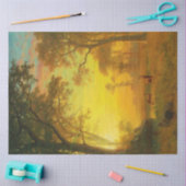 Licht in het bos (door Albert Bierstadt) Tissuepapier (Craft)