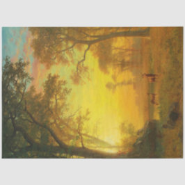 Licht in het bos (door Albert Bierstadt) Tissuepapier
