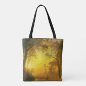 Licht in het bos tote bag (Achterkant)