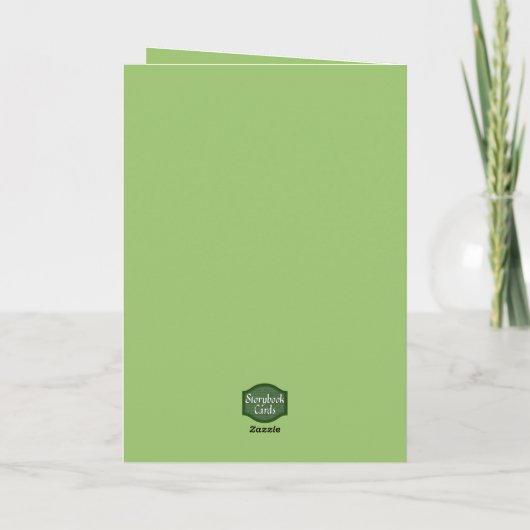 Licht in het donker Egel Vriend Gelukkige Verjaard Kaart (Achterkant)