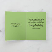 Licht in het donker Egel Vriend Gelukkige Verjaard Kaart (Binnen)