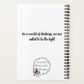 Licht in het donker notitieboek (Achterkant)