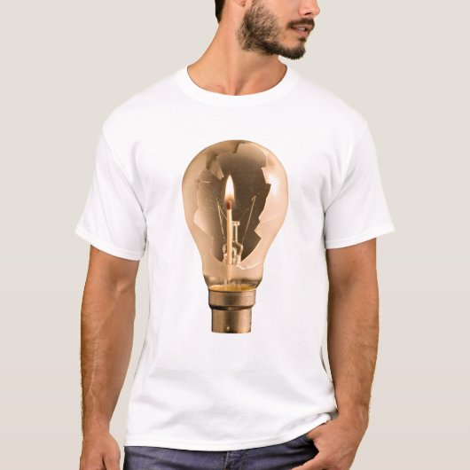 Licht in het donker t-shirt (Voorkant)