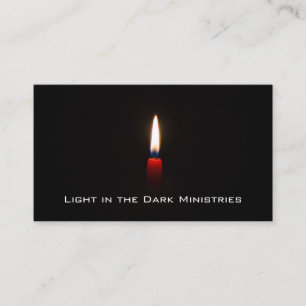 Licht in het donker visitekaartje