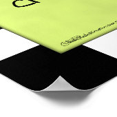 Licht in iemands dagzonneschijn poster (Hoek)