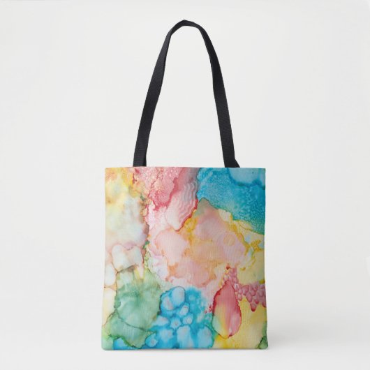 Licht in Luchtig Kleurrijk Tote Bag (Voorkant)