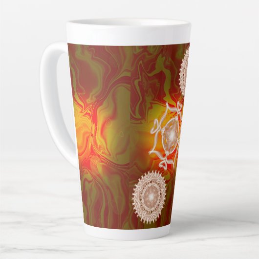 Licht in mijn hart latte mok (Linkerhoek)