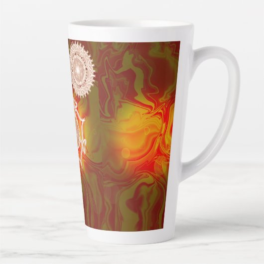 Licht in mijn hart latte mok (Rechts)