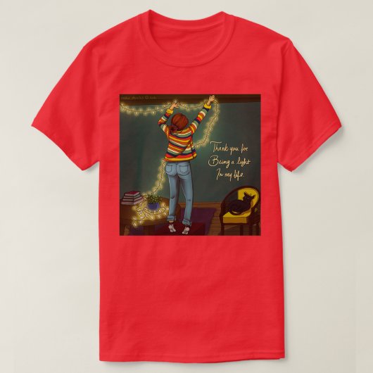 Licht in mijn leven t-shirt (Design voorkant)