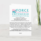 LICHT IN ONS wenskaart van het HUIS Kaart (Achterkant)