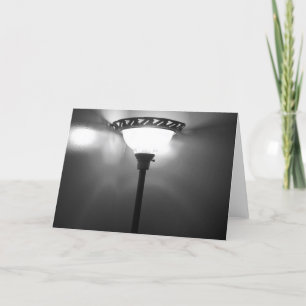 Licht in zwart en wit kaart