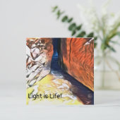 Licht is de Levensduur - Zee van de Beach Cave Fla (Staand voorkant)