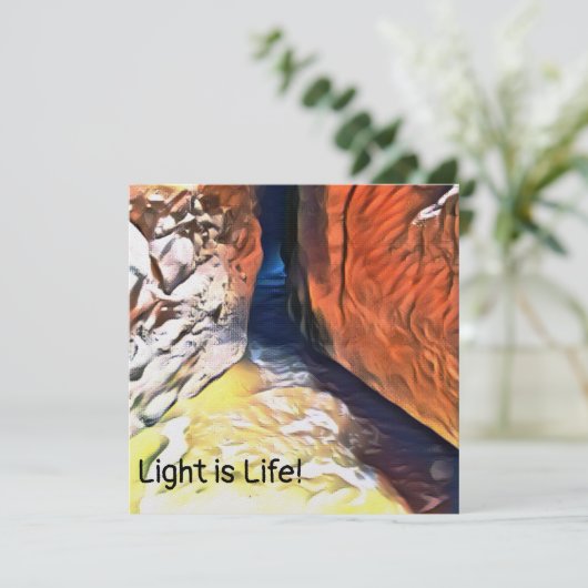 Licht is de Levensduur - Zee van de Beach Cave Fla (Staand voorkant)