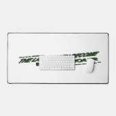 Licht is mijn redder geworden - Groen Bureaumat (Keyboard & Muis)