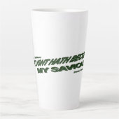 Licht is mijn redder geworden - Groen Latte Mok (Voorkant)