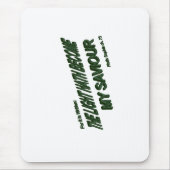 Licht is mijn redder geworden - Groen Muismat (Voorkant)