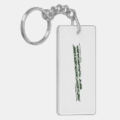 Licht is mijn redder geworden - Groen Sleutelhanger (Voorkant Links)