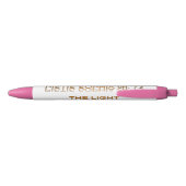 Licht is mijn redder geworden zwarte inkt pen (Achterkant)
