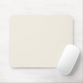 Licht Ivory Beige Solid Trend Color Achtergrond Muismat (Met muis)