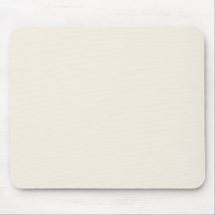 Licht Ivory Beige Solid Trend Color Achtergrond Muismat