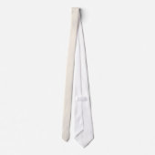 Licht Ivory Beige Solid Trend Color Achtergrond Stropdas (Achterkant)