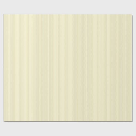 Licht Ivory White Stripes Patronen Elegant Classy Cadeaupapier (Vlak)