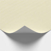 Licht Ivory White Stripes Patronen Elegant Classy Cadeaupapier (Hoek)