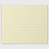 Licht Ivory White Stripes patronen elegant stijlvo Cadeaupapier (Vlak)