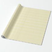 Licht Ivory White Stripes patronen elegant stijlvo Cadeaupapier (Uitgerold)