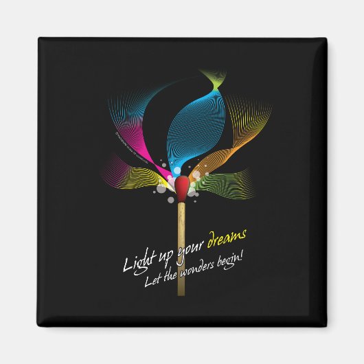 Licht je dromen op magneet (Voorkant)