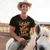 Licht je leven letterlijk op t-shirt