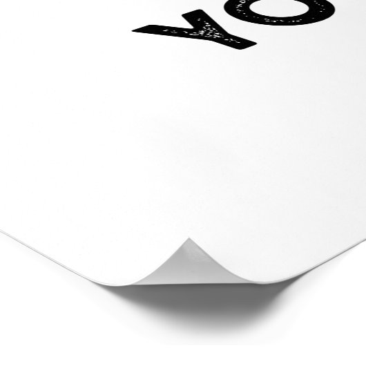 Licht je wereld op met grappige positieve bulb pun poster (Hoek)