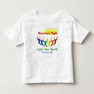 Licht je wereldberg hoge moderne theebroek kinder shirts