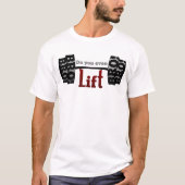Licht je zelfs af. t-shirt (Voorkant)