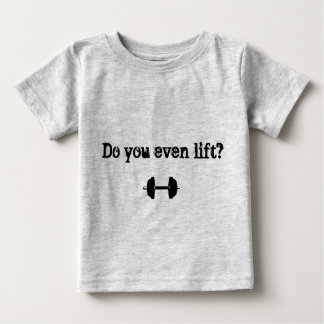 "Licht je zelfs op?" Baby T-shirt