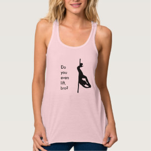 Licht je zelfs op, bro? - danstop op polen tanktop