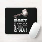 Licht je zelfs op? muismat (Met muis)