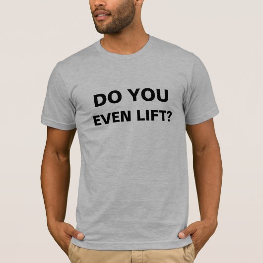 Licht je zelfs op? t-shirt (Voorkant)