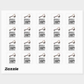 Licht je zelfs op? vierkante sticker (Vel)