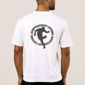 Licht Jumpstyle (White) T-Shirt (met tekst, achter (Achterkant)