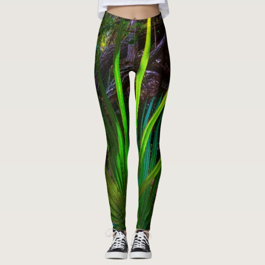 Licht komt naar het bos. leggings (Voorkant)