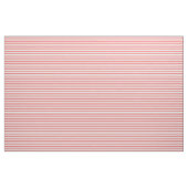 Licht koraal en wit patroon stof (Yard (91,4 cm))