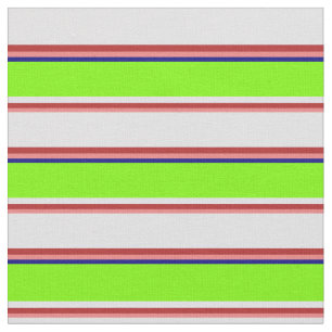 Licht koraal, rood, lavender, groen en blauw, gekl stof