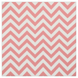 Licht Koraal Wit LG Chevron ZigZag Patroon 12I Stof
