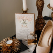 Licht koraalhartritme-bladerriet-bruiloft nodigt u kaart