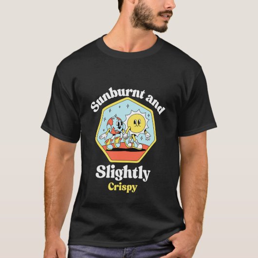 Licht krokant t-shirt (Voorkant)